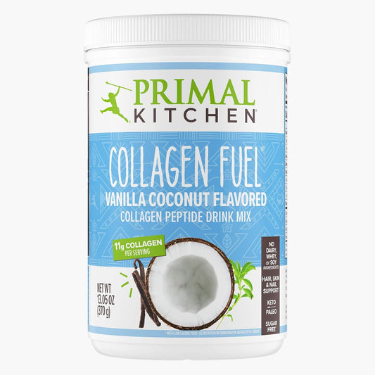 Vanilla Coconut Collagen Fuel Drink Mix - 13.1 Ounces, Sugar & Dairy-Free