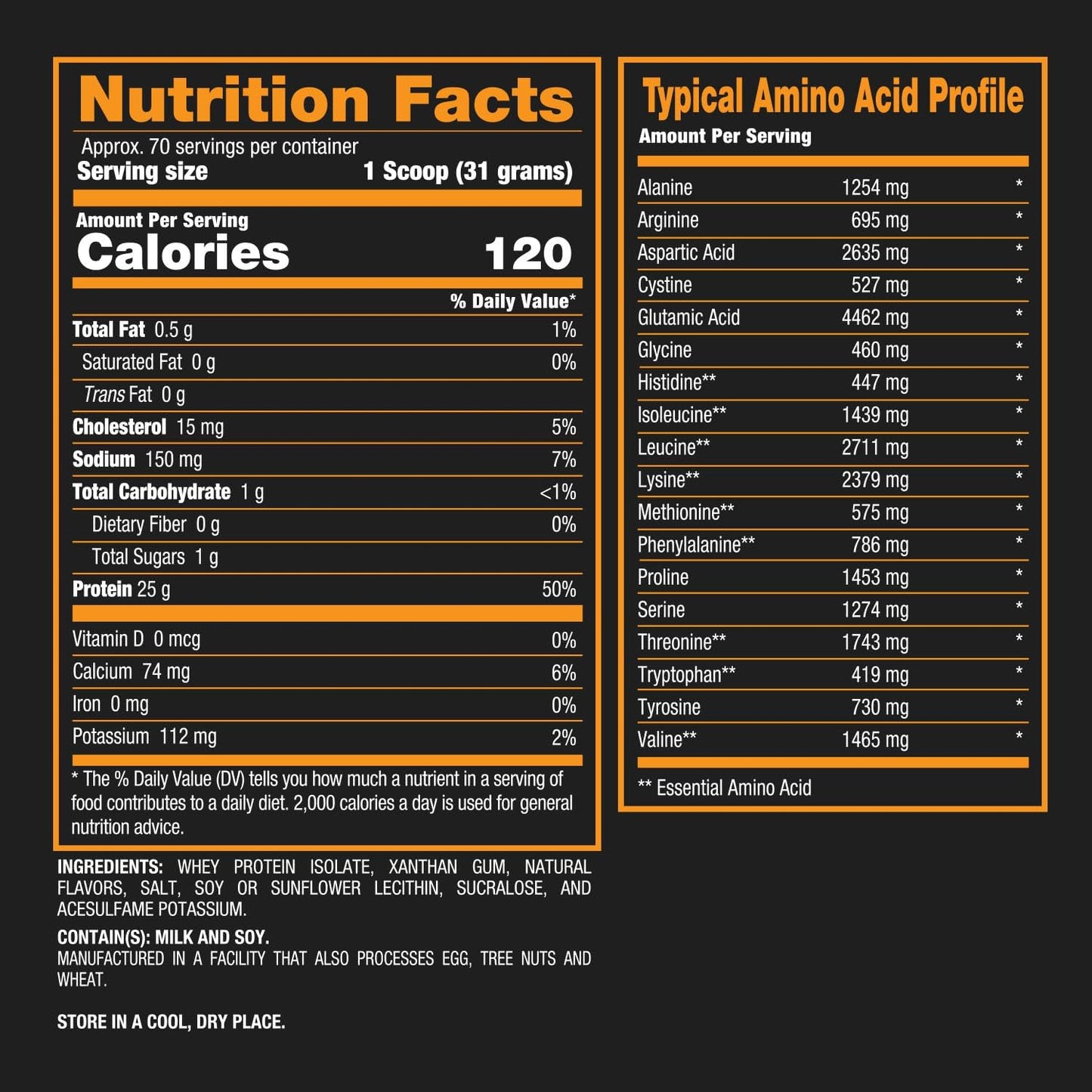 Vanilla Cookie Isolate Protein Powder by BPI Sports - 4.8 LBS, 70 Servings