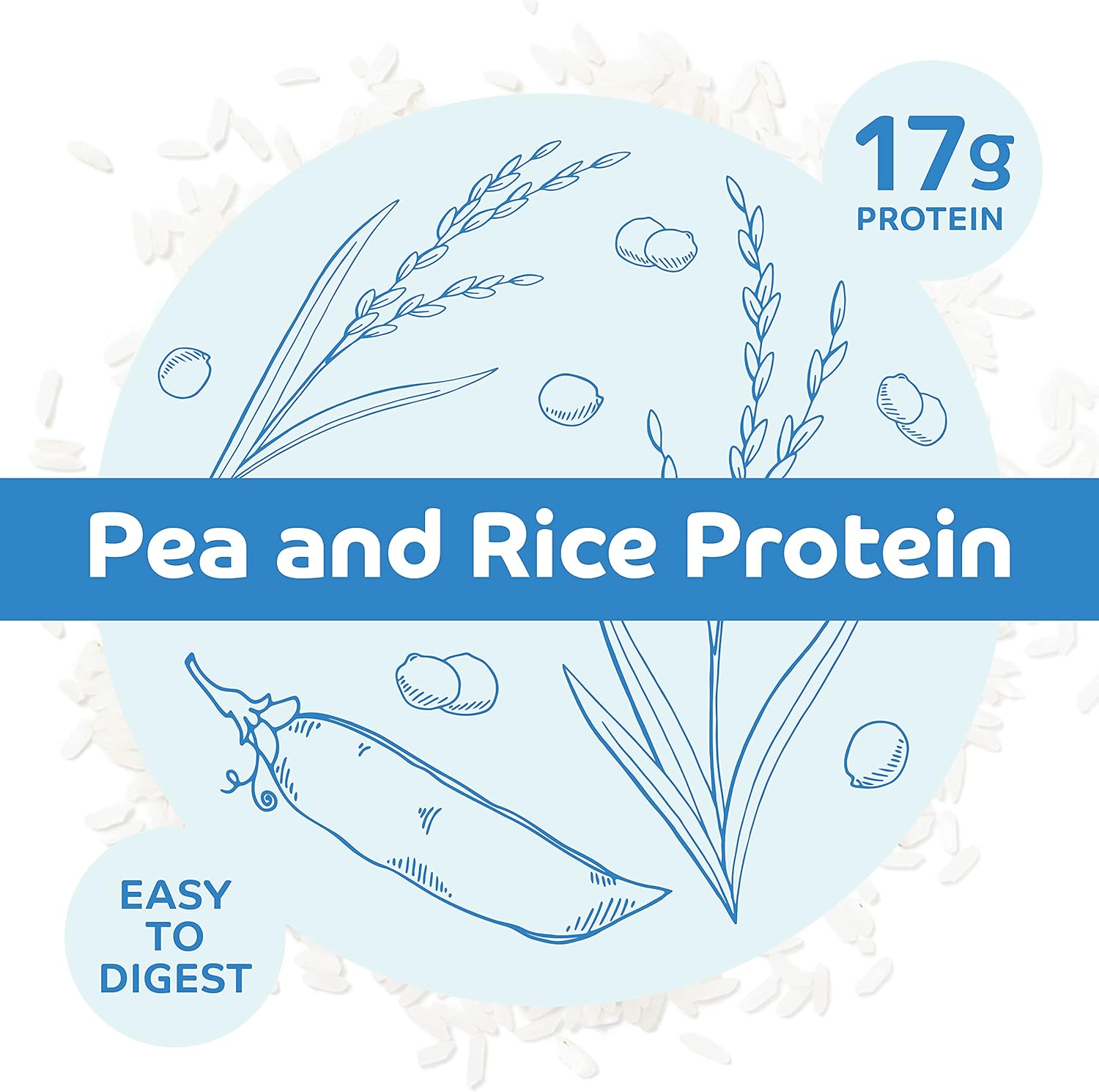 Vanilla Delight Dairy-Free Vegan Protein Powder - Soy-Free Formula by No Udder Protein