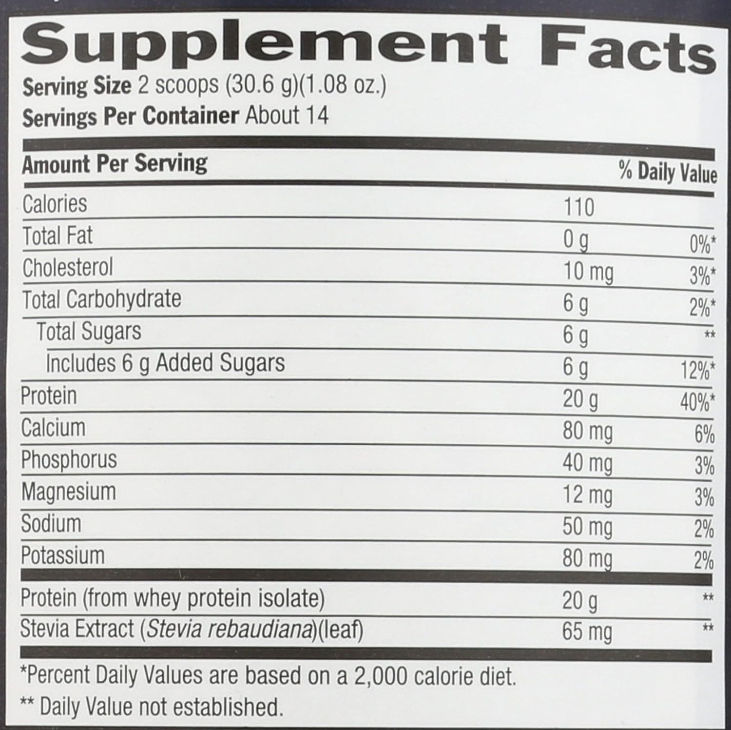 Vanilla Flavor Biochem 100% Whey Isolate Protein Powder for Immune Health - 15.1oz - Vegetarian-Friendly - 20g Protein - Easy to Digest - Rich in Amino Acids
