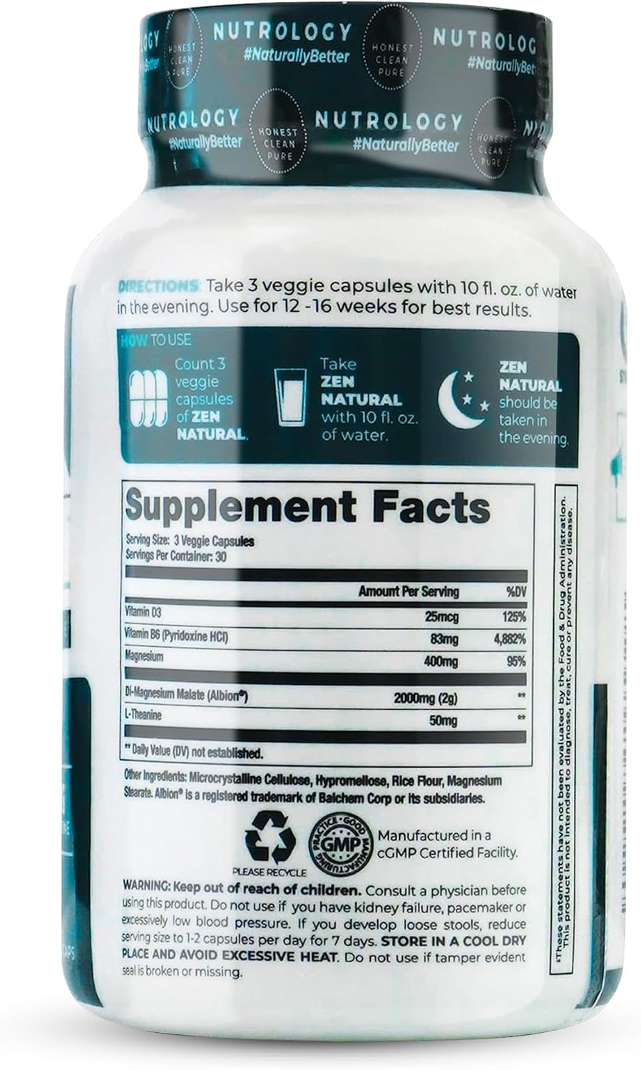 Vanilla Ice Cream Grass-Fed Whey Protein Powder & Zen Magnesium Supplement Bundle (58 Servings)