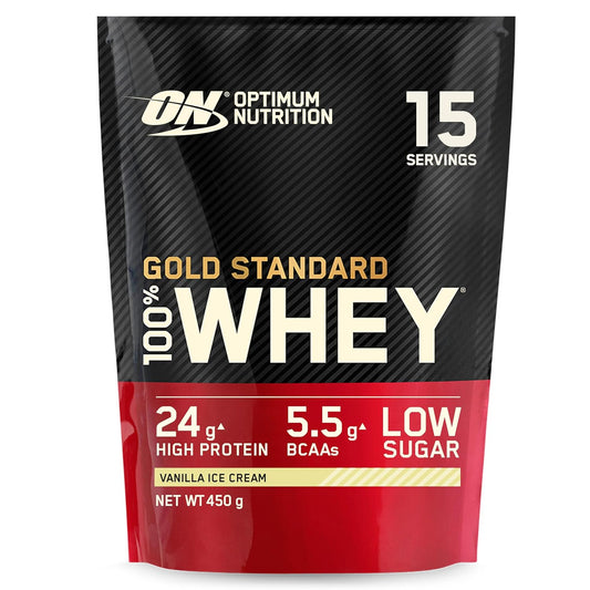 Vanilla Ice Cream Optimum Nutrition 100 Whey Gold Standard - High-Quality Protein Supplement