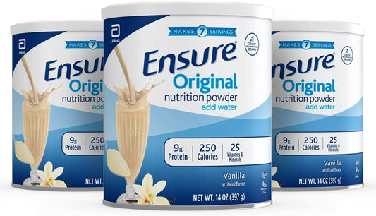 Vanilla Meal Replacement Shake Powder with 9g Protein, 14 Oz, Pack of 3