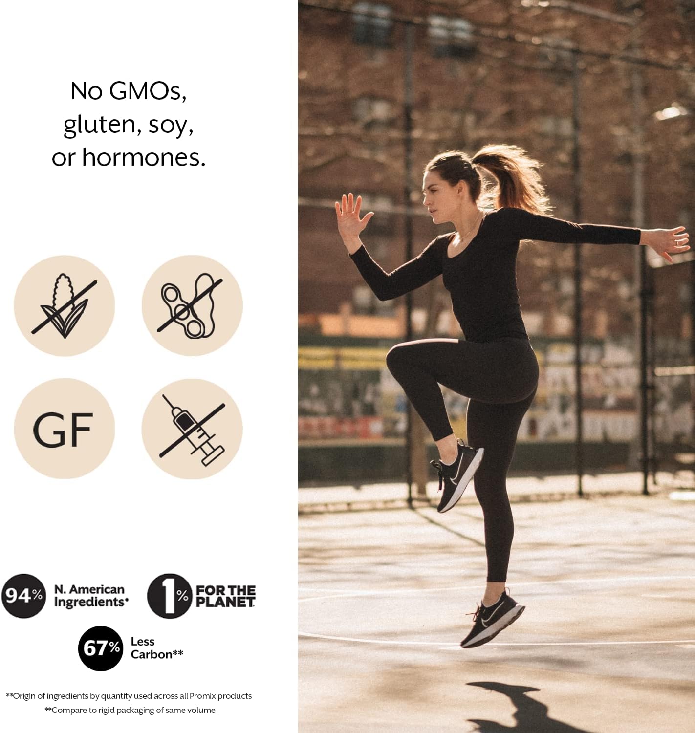 Vanilla ProMix Casein Protein Powder 2.5lb - Grass-Fed, All Natural, Slow Recovery - Post Workout Shake, Smoothie, Baking - Gluten-Free