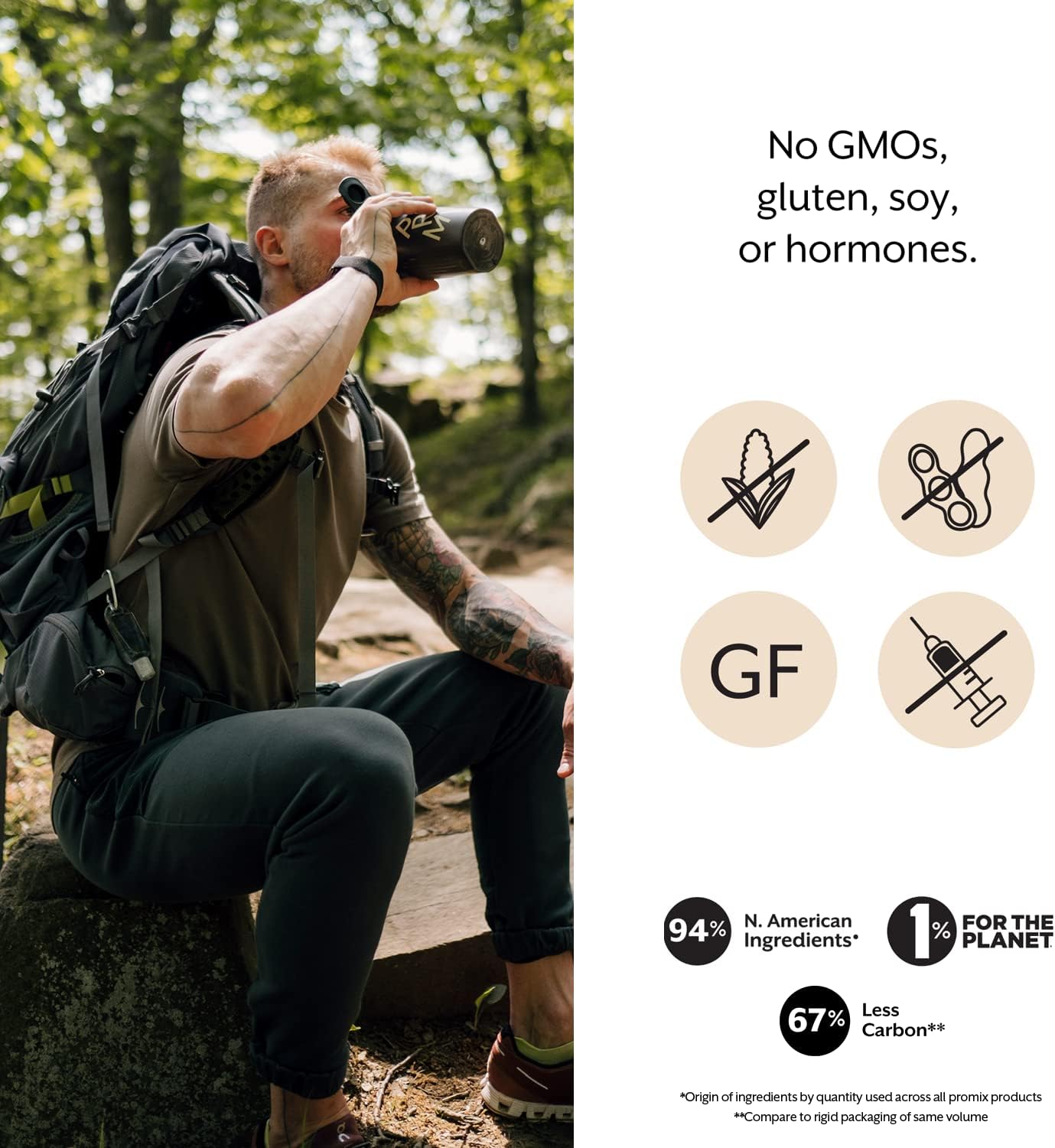 Vanilla ProMix Nutrition Grass-Fed Whey Protein Powder - 2.5lb Bulk - Perfect for Post-Workout Shakes, Smoothies, and Recipes - Gluten-Free & Keto-Friendly