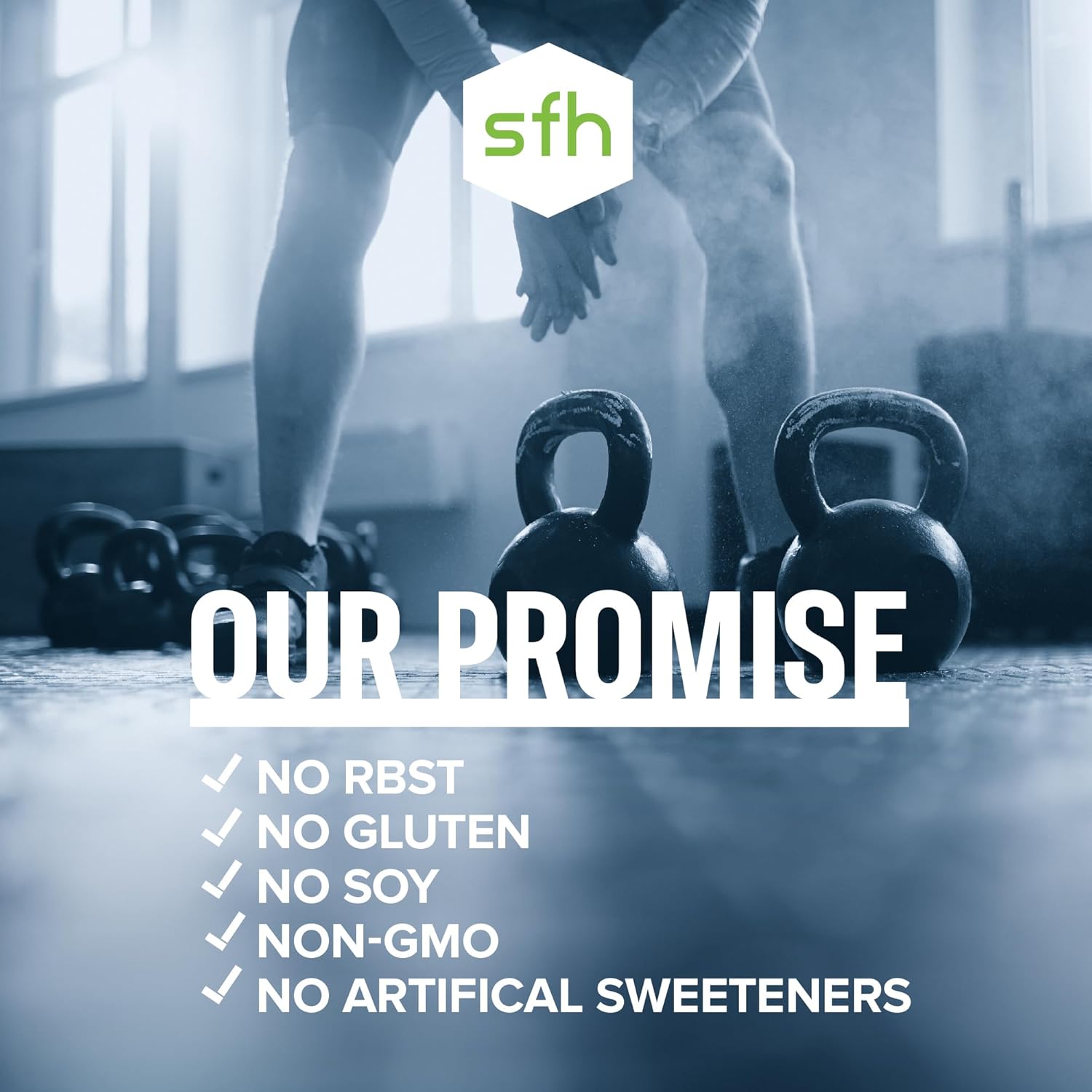 Vanilla SFH Pure Whey Protein Powder - Grass Fed, All Natural, Non-GMO, Soy and Gluten Free - 31.9 oz