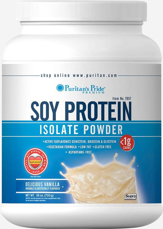 Vanilla Soy Protein Isolate Powder - 28 oz by Puritan's Pride