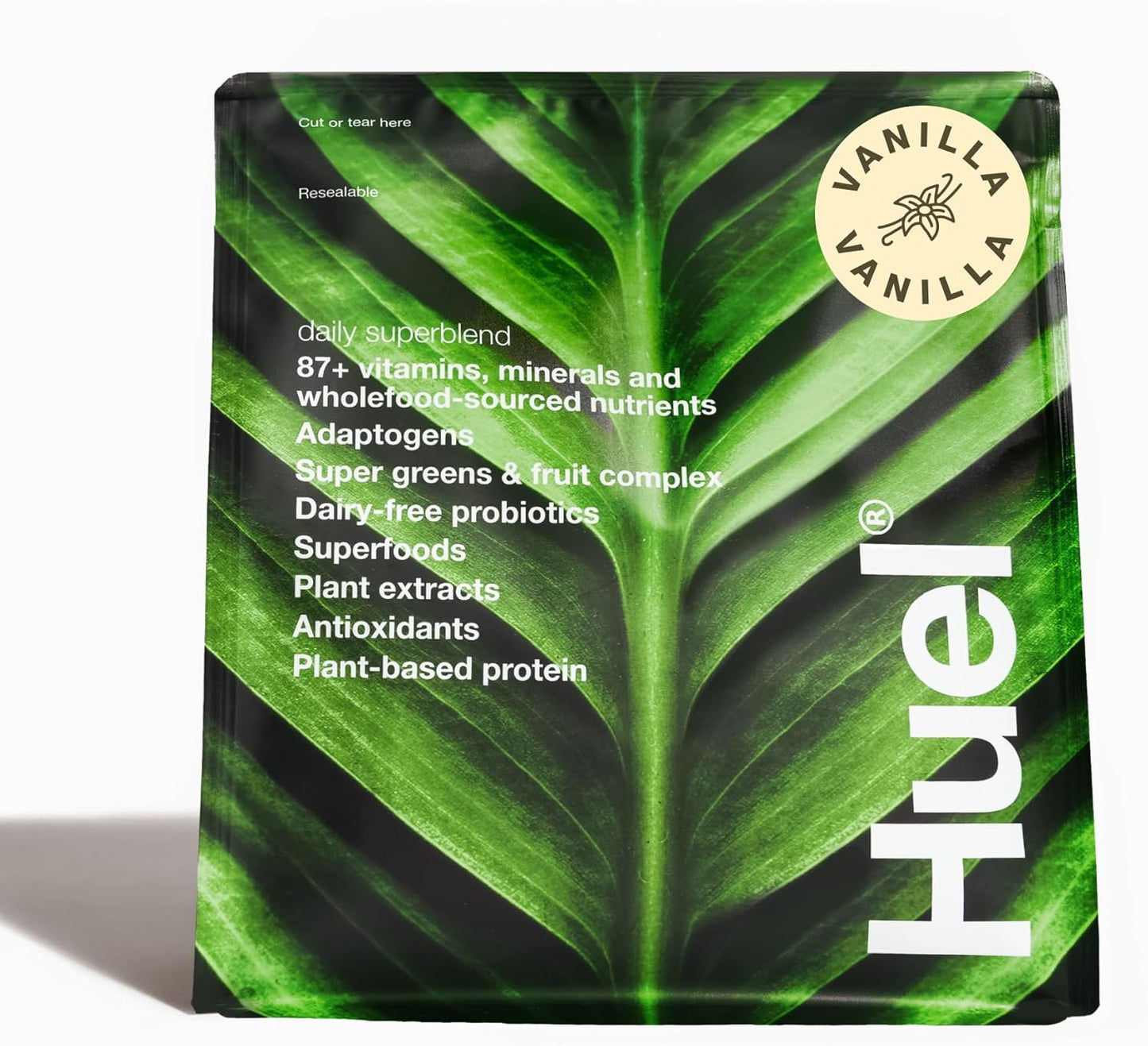 Vanilla Superblend Powder with 25g Plant-Based Protein and Super Greens - 87 Vitamins and Minerals - 19 Servings