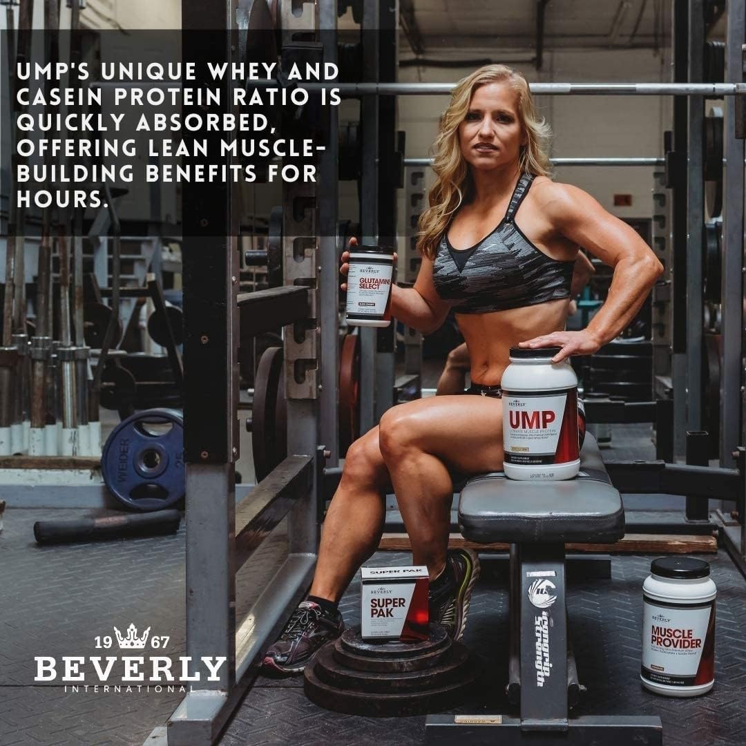 Vanilla UMP Protein Powder by Beverly International - Lean Muscle Building with Whey-Casein Ratio, Digestive Friendly (2lb .8 oz)
