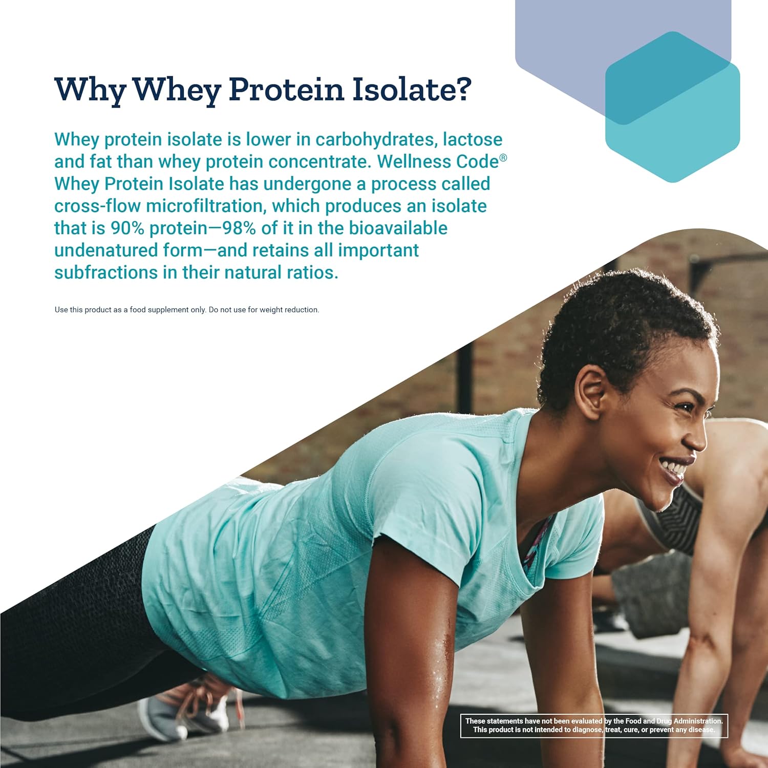 Vanilla Whey Protein Isolate for Muscle Growth & Immune Health - Gluten-Free, Non-GMO, Sugar-Free Shake Mix - 454g