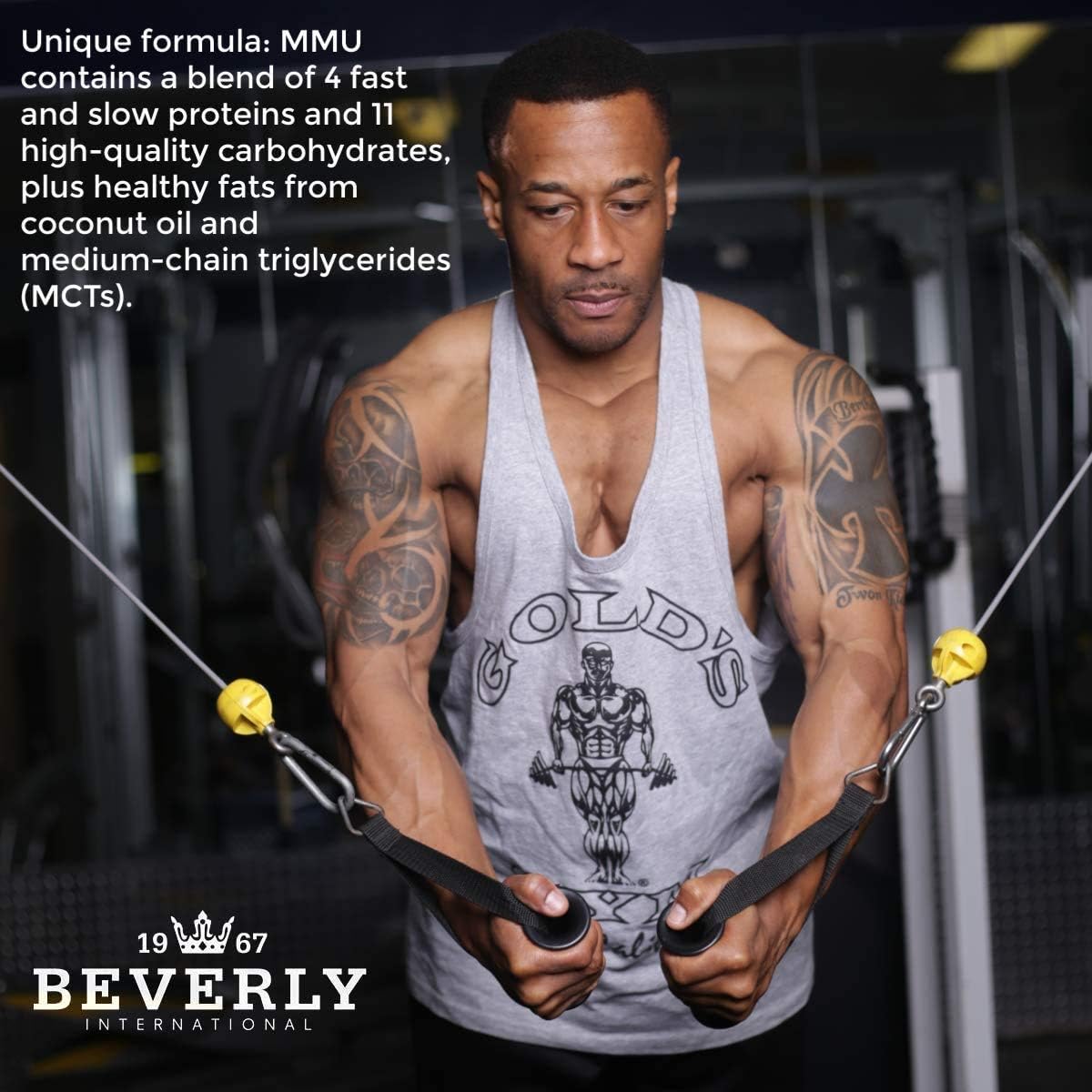 Vanilla Whey Protein Powder for Lean Muscle Recovery - Beverly International Muscle Provider (30 Servings) - Fast-Absorbing with Ice Cream Flavor