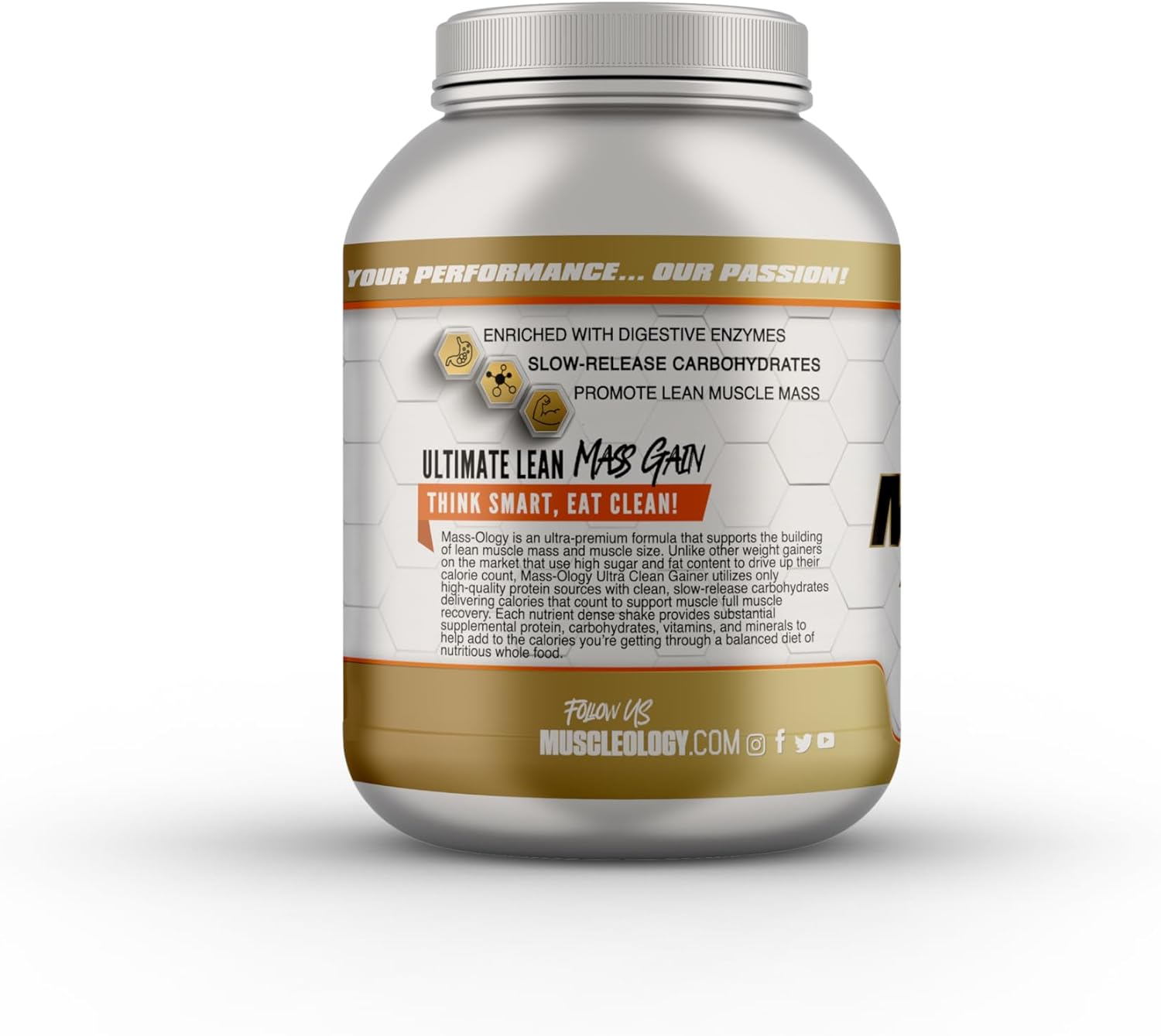 Vanilla Whey Protein Powder Weight Gainer for Men and Women - Muscle Building Supplement, 7.8 lbs