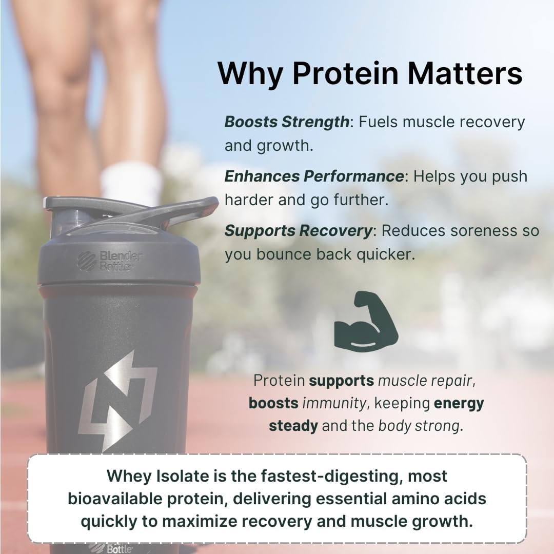 Vanilla Whey Protein Powder with Creatine - 25g Protein, 5g Creatine - Single-Serve Travel Packets - Gluten-Free, No Sugar Added (30-Pack)