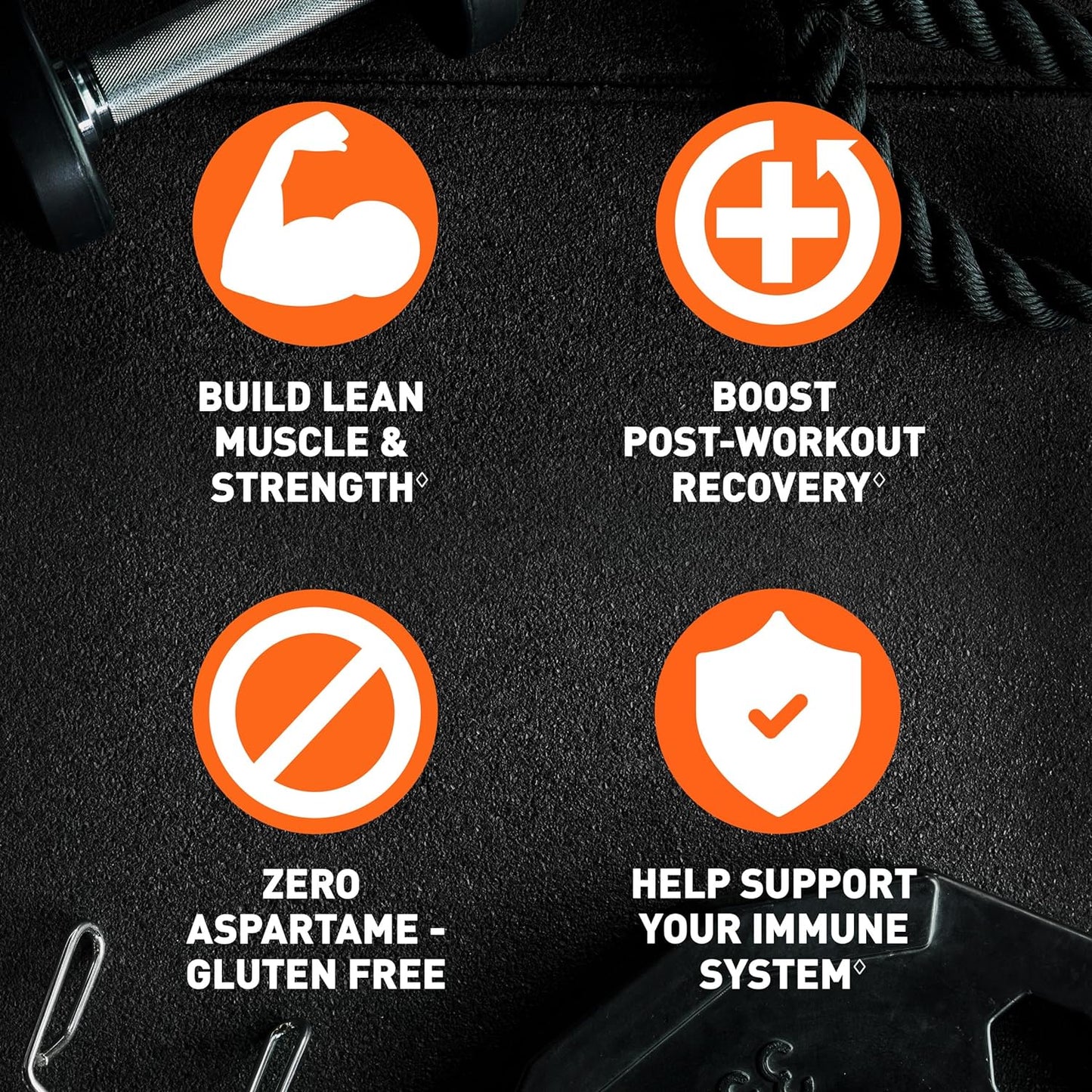 Vanilla Whey Protein Powder with Immune Support and Vitamins C, D, and Zinc - 1.74 lbs