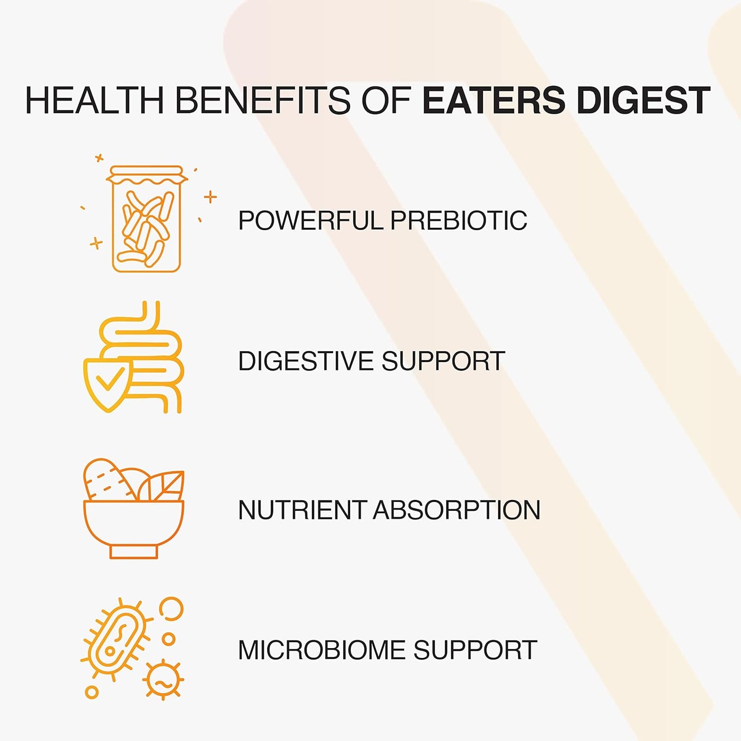 Vatellia Life Eaters Digest Prebiotic Probiotic Digestive Support Gut Health 120 Capsules