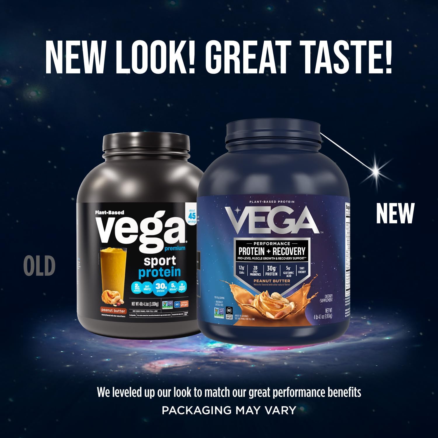 Vega Sport Premium Chocolate Vegan Protein Powder - 30g Plant Based Protein, 5g BCAAs, Dairy and Gluten Free - 4lbs 5.9oz (45 Servings)
