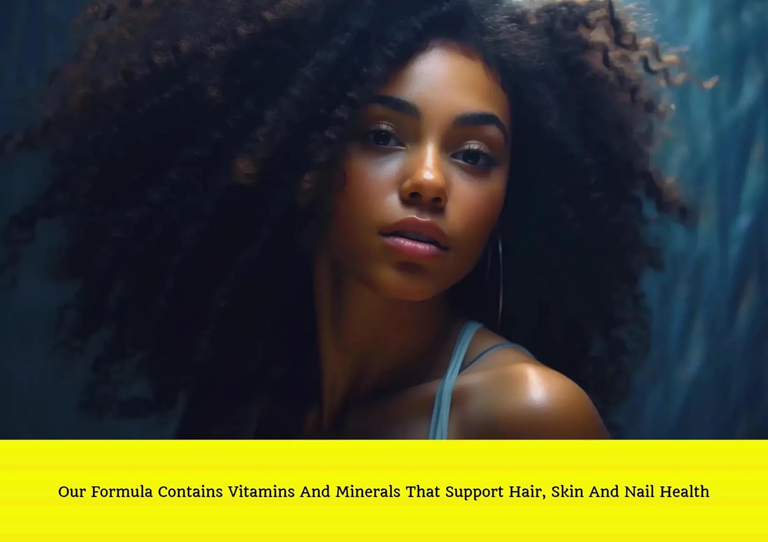 Vegan Biotin Gummies for Hair, Skin & Nails Growth - Stronger Nails, Healthier Skin, Extra Strength Formula for Men & Women