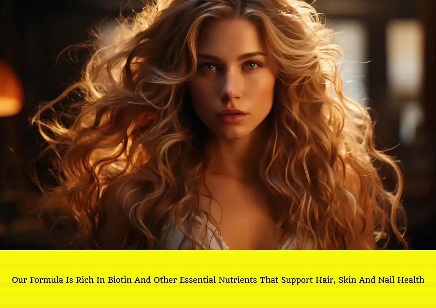 Vegan Biotin Gummies for Hair, Skin & Nails Growth - Stronger Nails, Healthier Skin, Extra Strength Formula for Men & Women