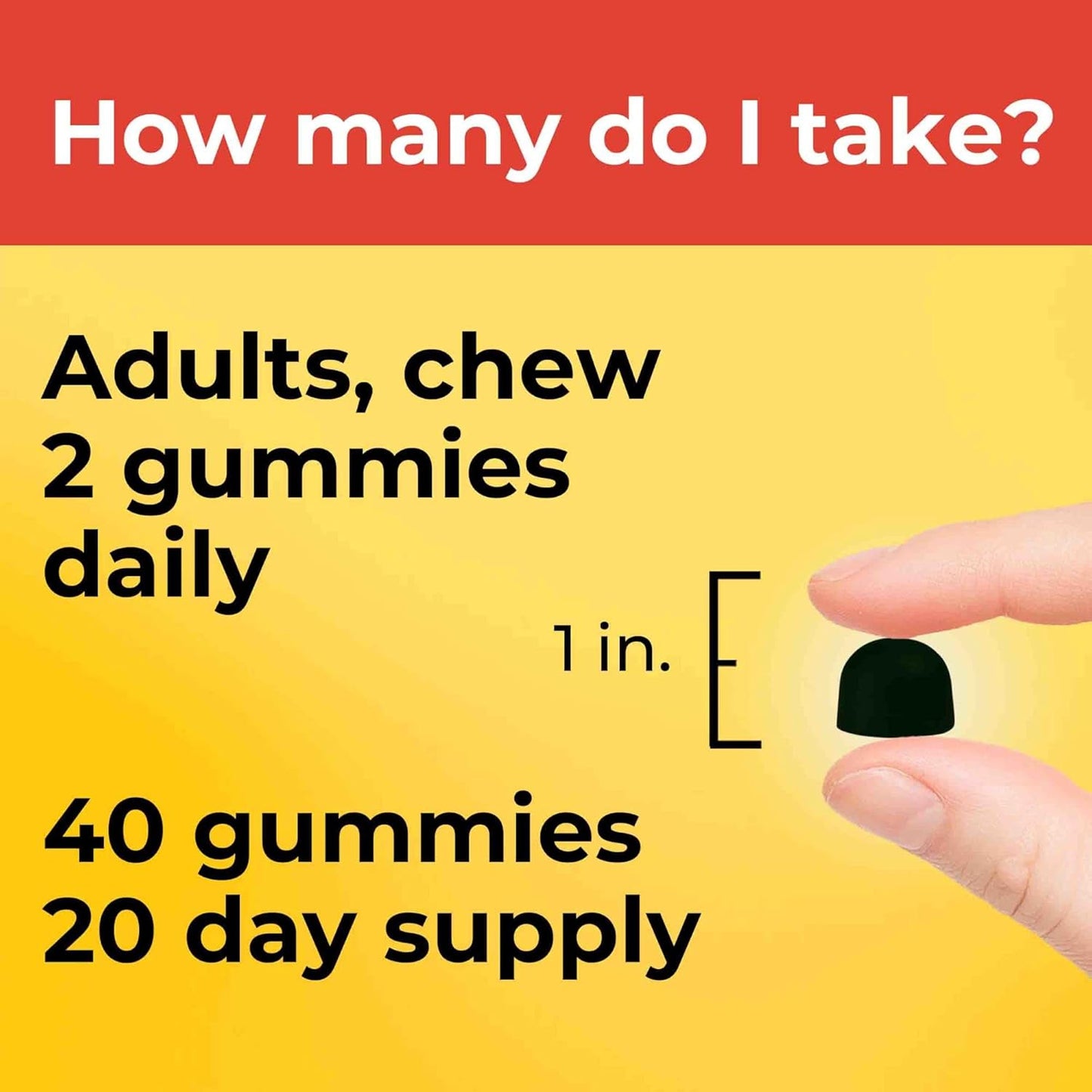 Vegan Choline Gummies for Liver, Nervous System & Brain Health - 20 Day Supply