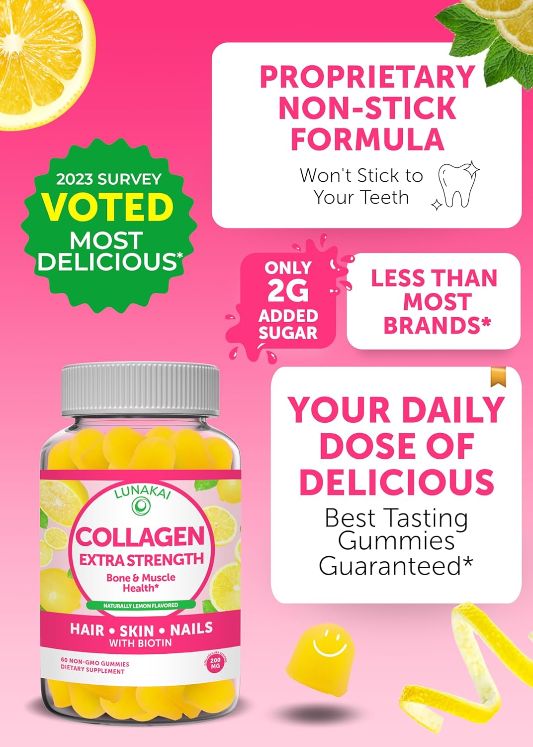 Vegan Collagen and Elderberry Gummies Bundle - Anti Aging & Immune Support for Adults & Kids - Non-GMO, Gelatin-Free, All Natural