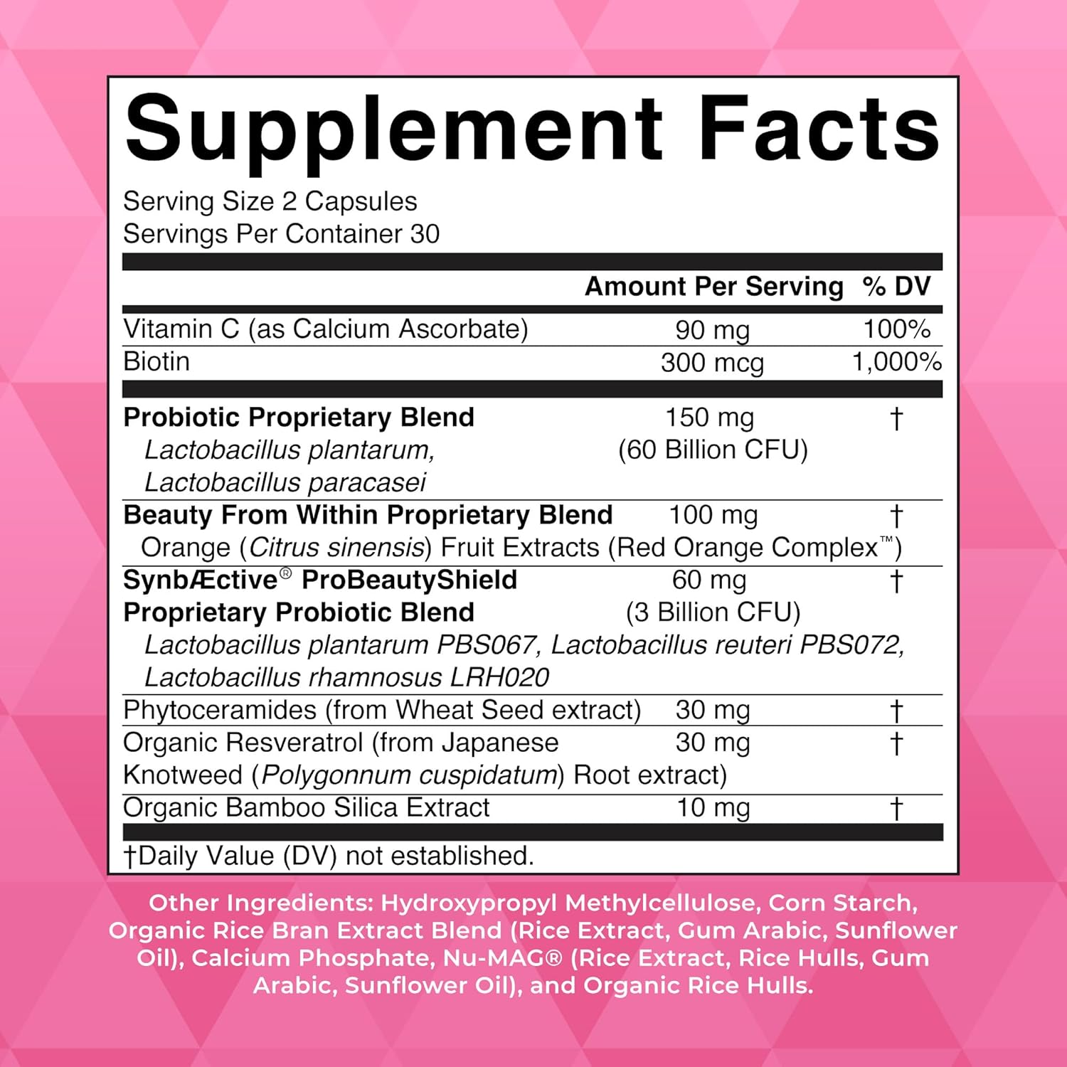 Vegan Collagen & Probiotic Capsules for Hair, Skin, Nails | MaryRuth Organics | 1 Month Supply | Biotin | Non-GMO | 60 Count