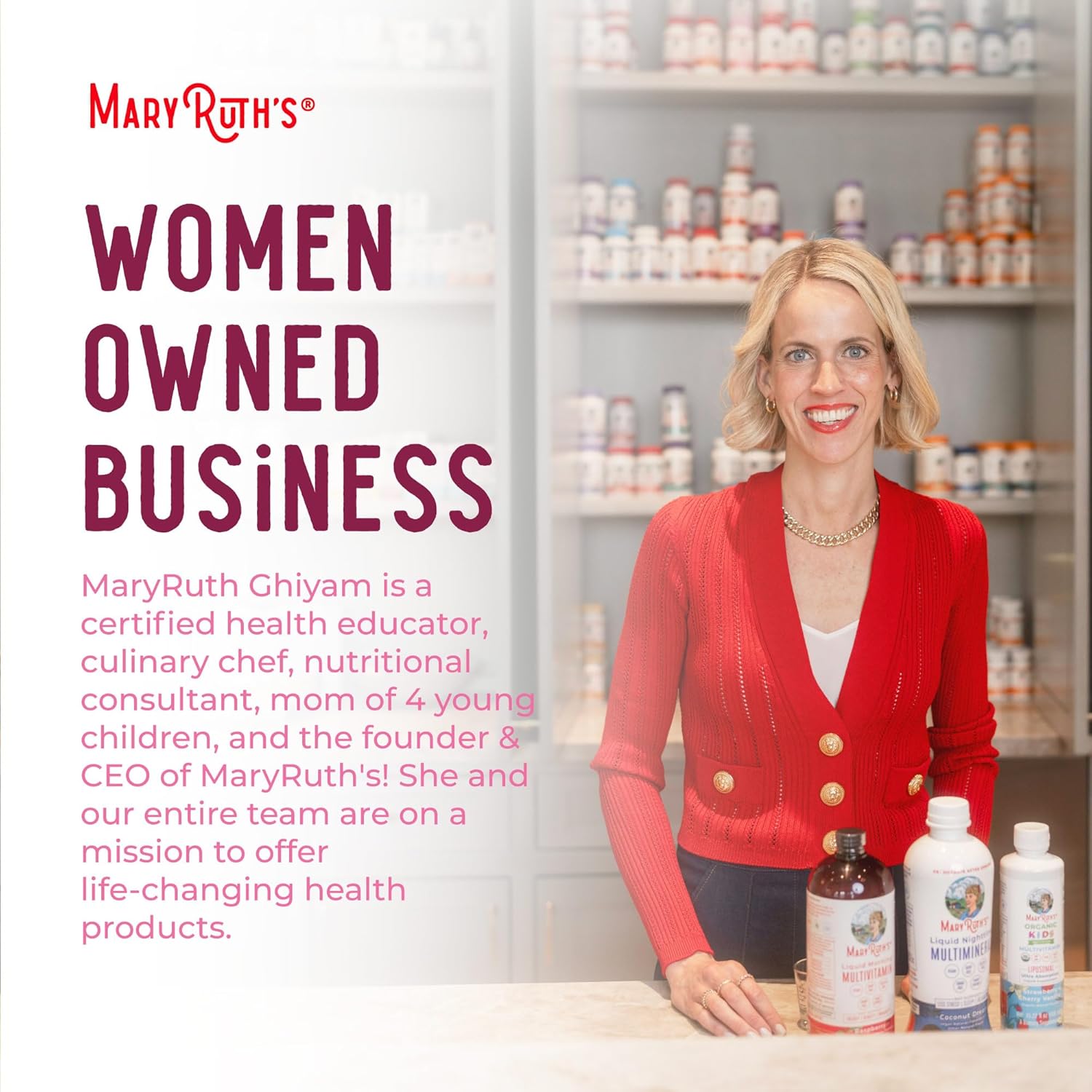 Vegan Collagen & Probiotic Capsules for Hair, Skin, Nails | MaryRuth Organics | 1 Month Supply | Biotin | Non-GMO | 60 Count