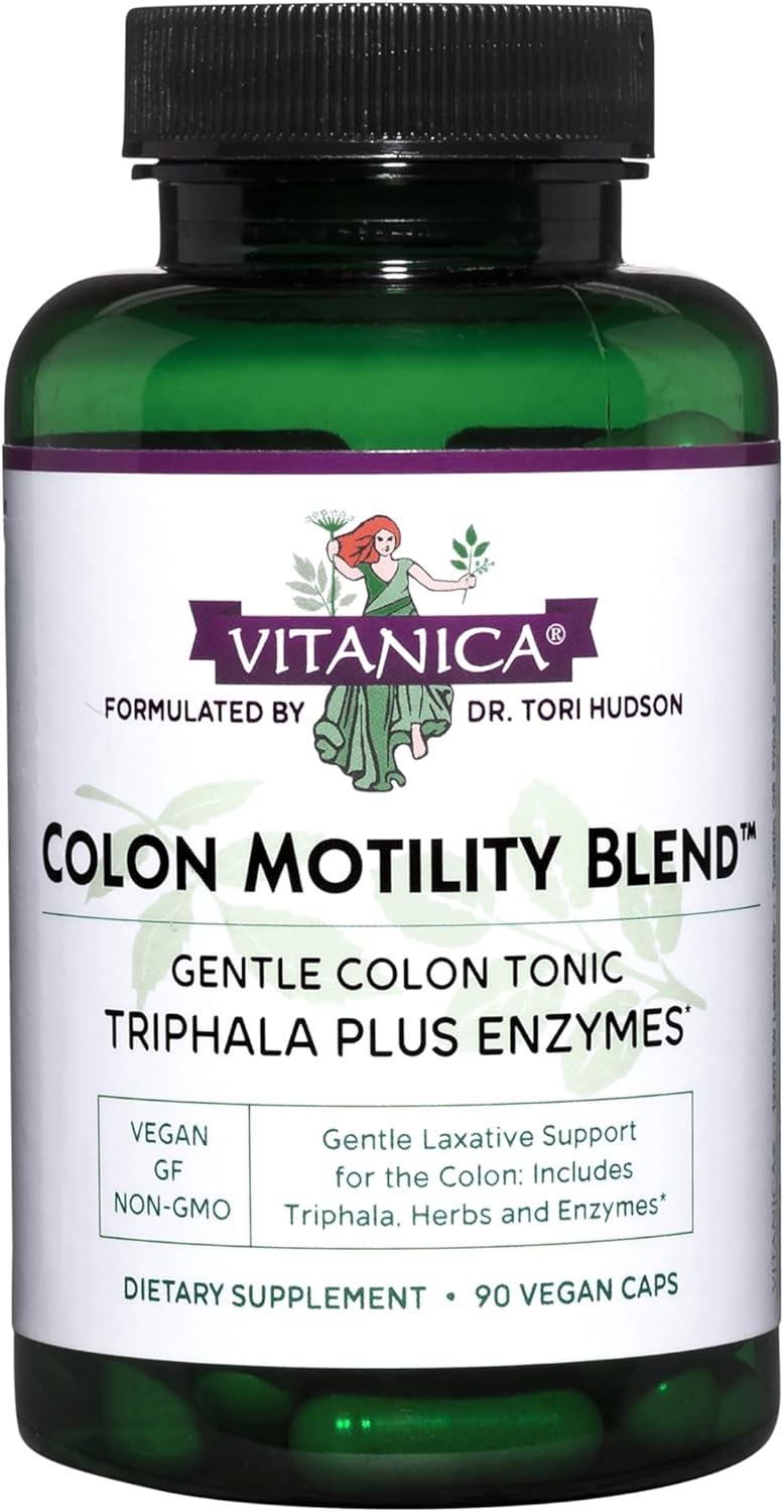 Vegan Colon Support Blend by Vitanica, 90 Capsules for Colon Motility