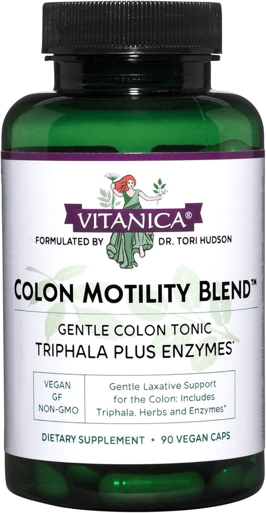 Vegan Colon Support Blend by Vitanica, 90 Capsules for Colon Motility