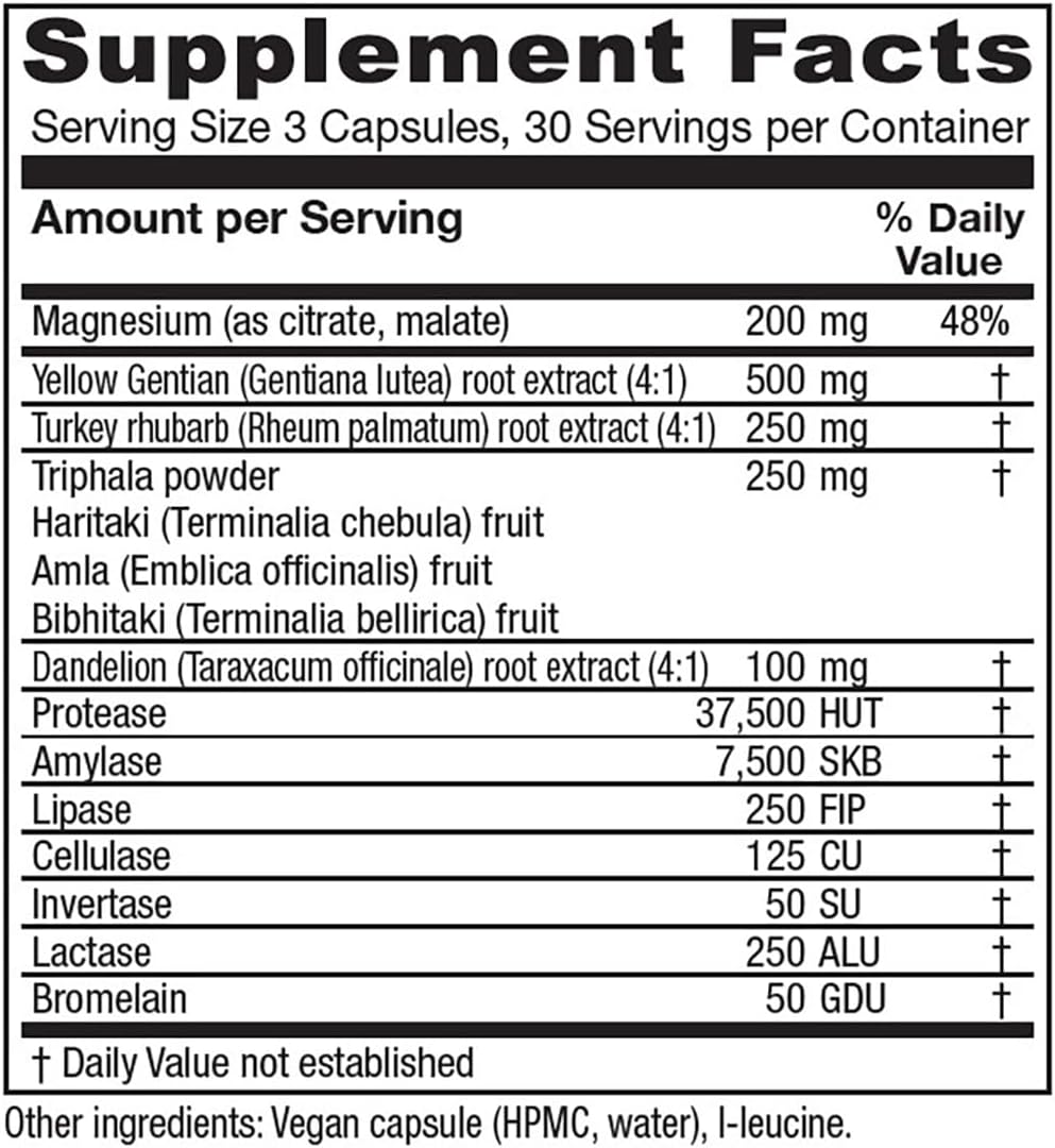 Vegan Colon Support Blend by Vitanica, 90 Capsules for Colon Motility