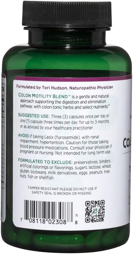 Vegan Colon Support Blend by Vitanica, 90 Capsules for Colon Motility