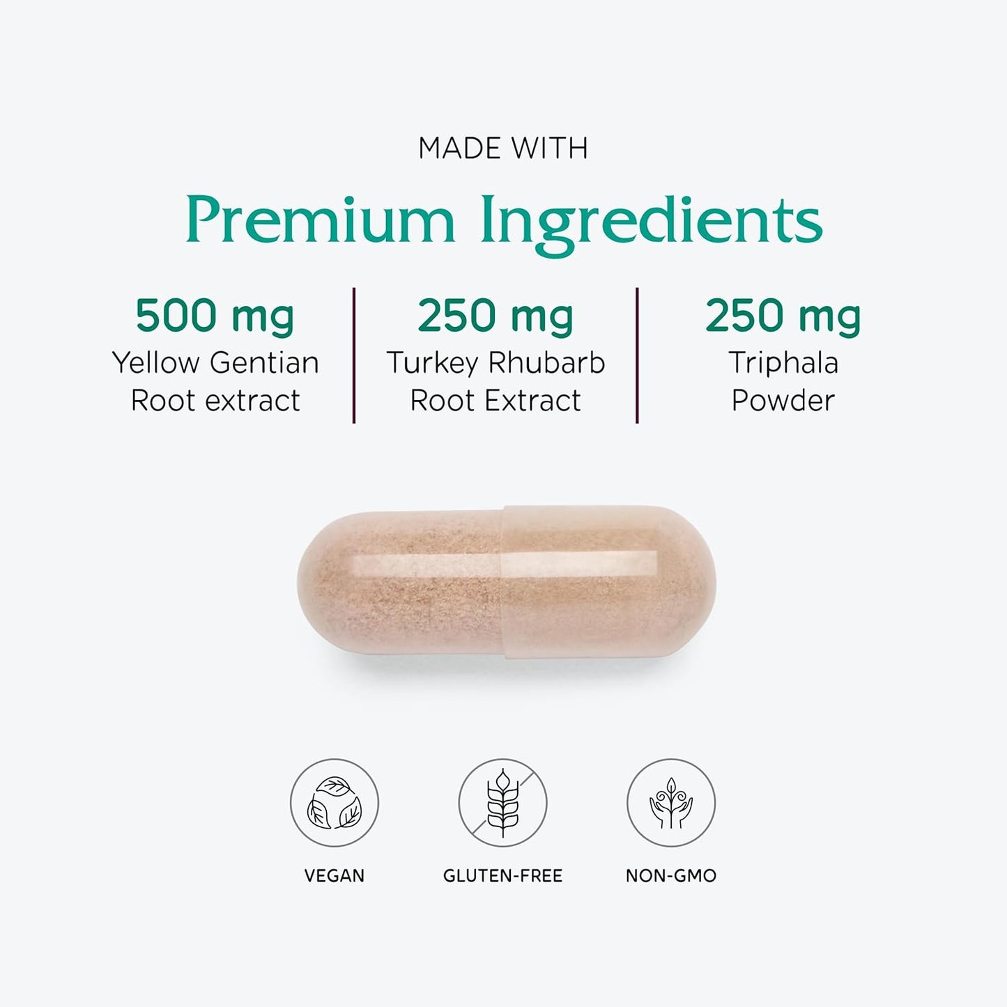 Vegan Colon Support Blend by Vitanica, 90 Capsules for Colon Motility