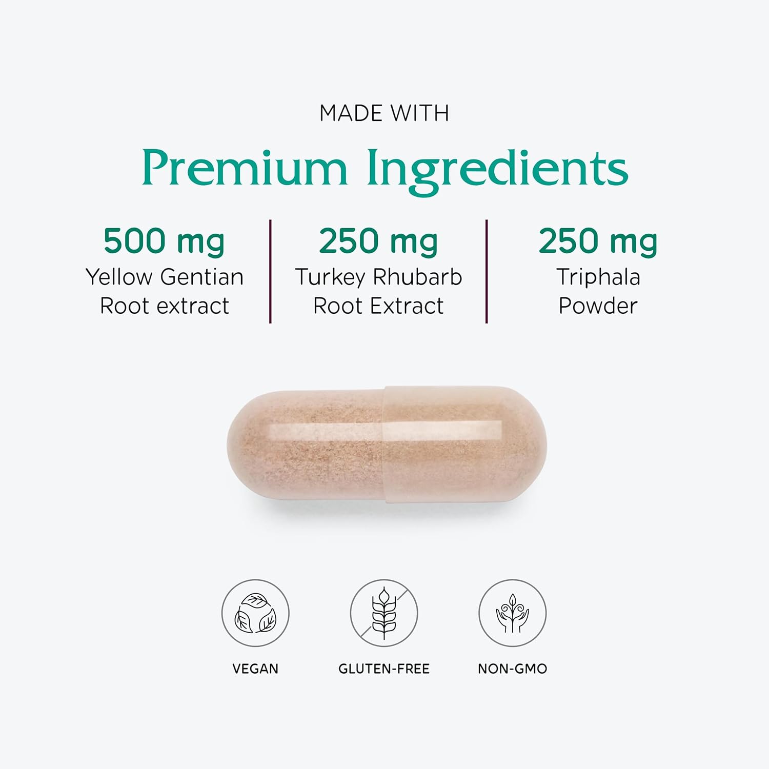 Vegan Colon Support Blend by Vitanica, 90 Capsules for Colon Motility