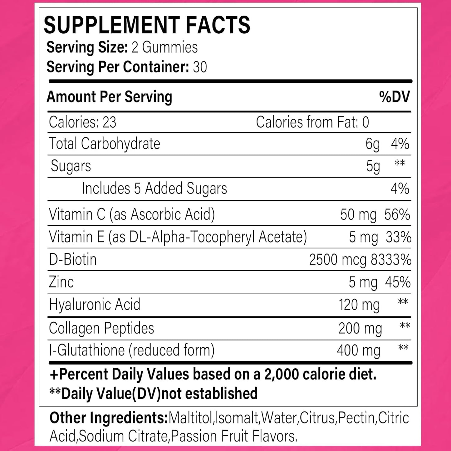 Vegan Glutathione Collagen Gummies with Vitamin C - Anti-Aging Supplement for Women - Hair Skin Nails Support - Sugar Free - 90 Count