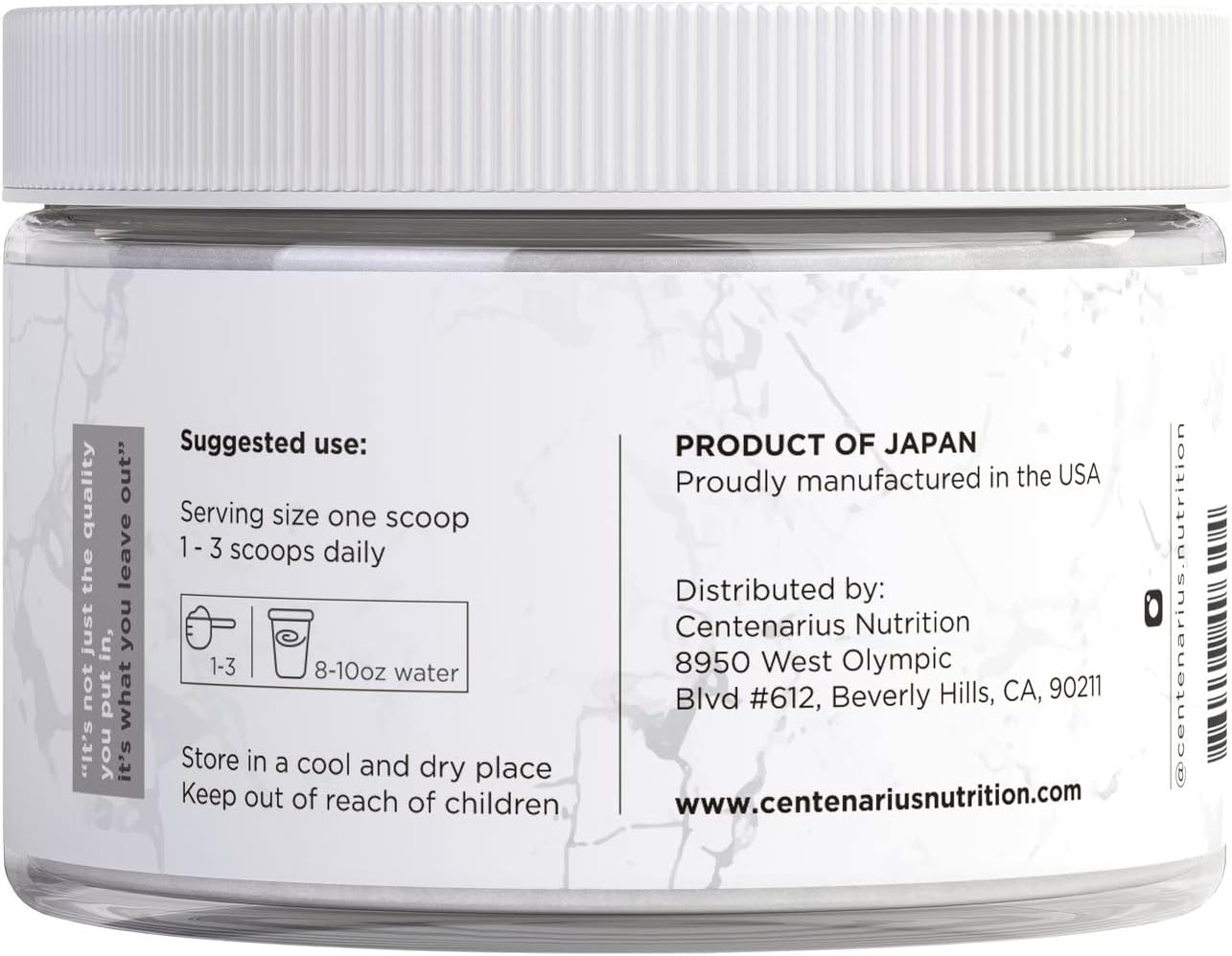 Vegan Glycine Powder Supplement for Muscle Recovery, Digestion, and Sleep - Non-Essential Amino Acid Formula, Additive-Free, Third-Party Tested