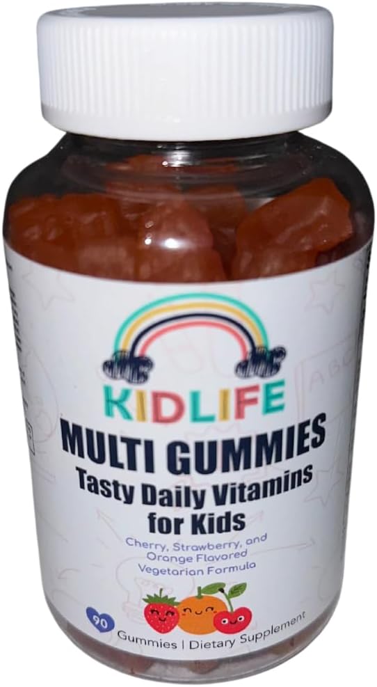 Vegan Kids Daily Gummy Vitamins for Immune Support - 90 Count Soft and Tasty Essentials