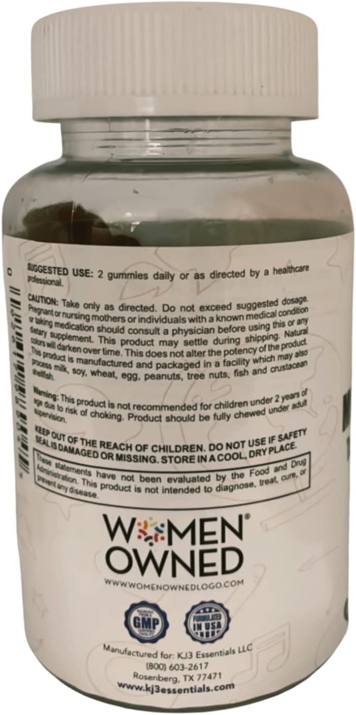 Vegan Kids Daily Gummy Vitamins for Immune Support - 90 Count Soft and Tasty Essentials