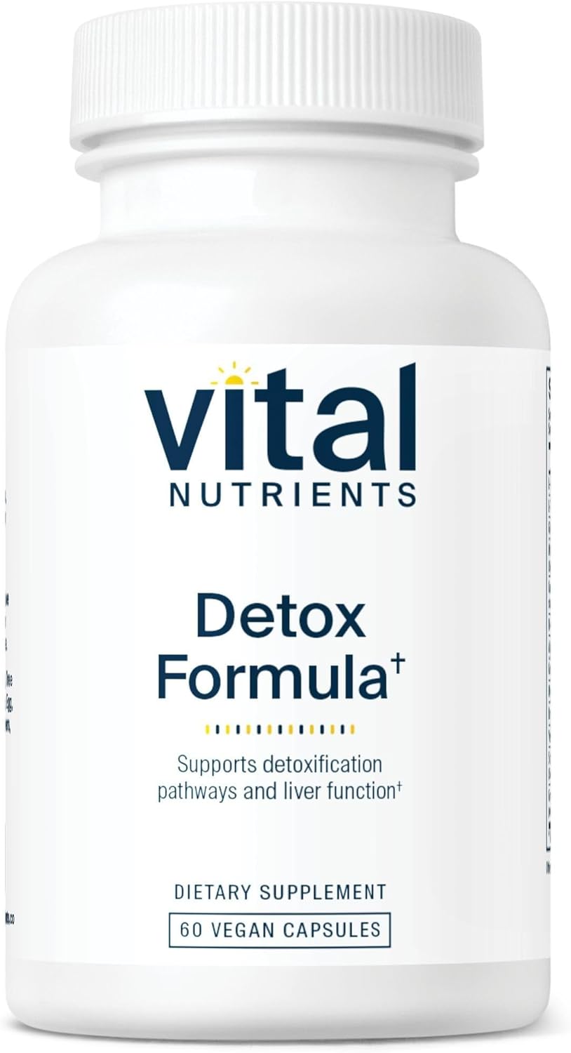 Vegan Liver Detox Supplement | Antioxidant Formula for Detoxification Support | Gluten, Dairy, Soy Free | Non-GMO | 60 Capsules