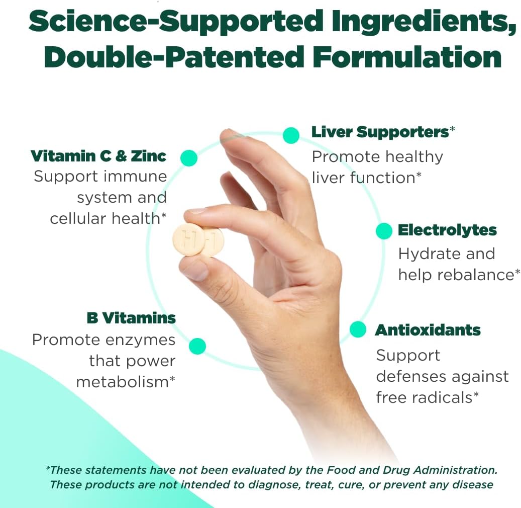 Vegan Liver Health & Immunity Support Chewable Tablets with Electrolytes - 40 Tablets