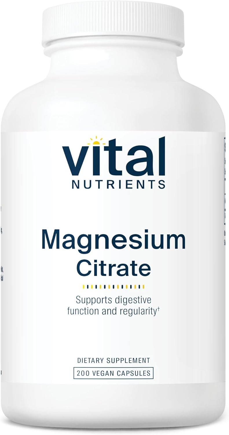 Vegan Magnesium Citrate Capsules 150mg | Supports Sleep, Bone & Heart Health | Gluten, Dairy, Soy Free | 200 Count