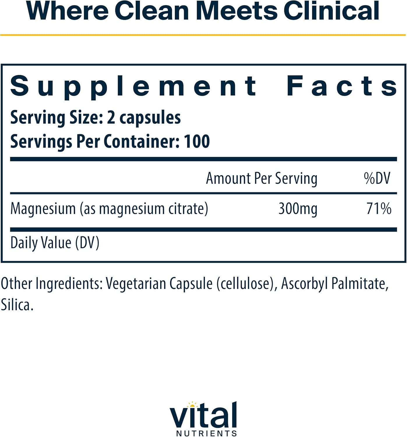 Vegan Magnesium Citrate Capsules 150mg | Supports Sleep, Bone & Heart Health | Gluten, Dairy, Soy Free | 200 Count