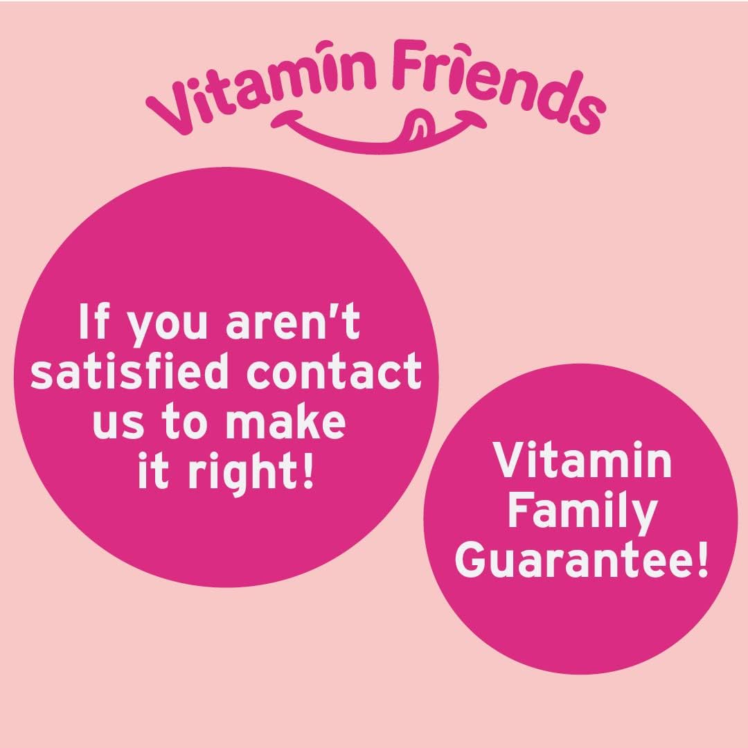 Vegan Multivitamin & Iron Gummies for Kids with B-Complex, Vitamin C, Zinc, Biotin - Daily Nutritional Support for Body Function & Anemia - Strawberry Flavor - 60 Day Supply