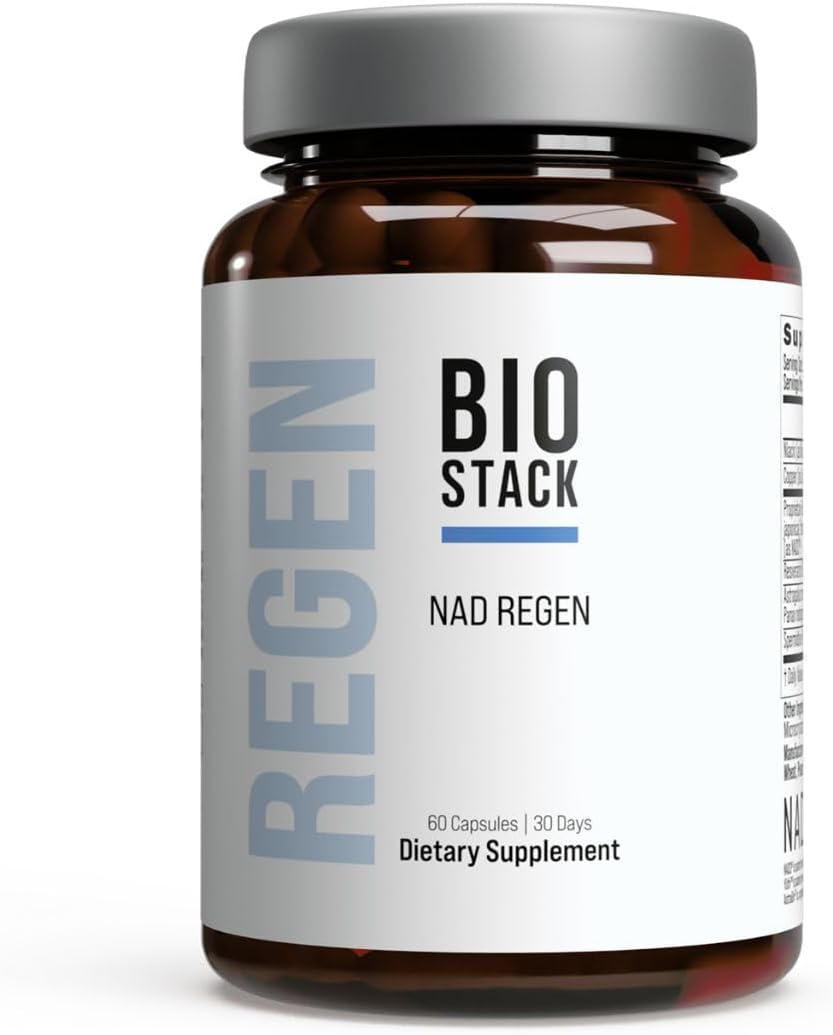 Vegan NAD+ Supplement with Resveratrol for Anti-Aging & Energy Boost