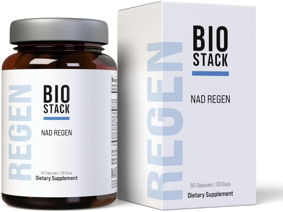 Vegan NAD+ Supplement with Resveratrol for Anti-Aging & Energy Boost