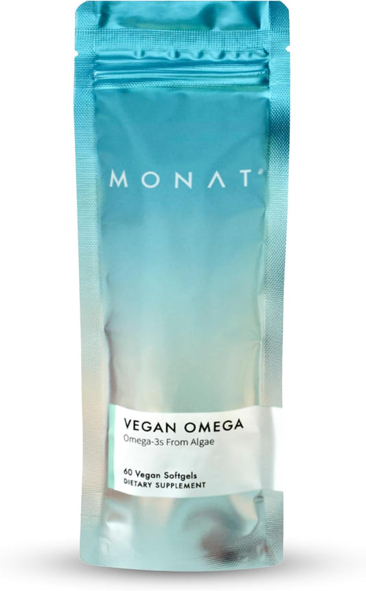 Vegan Omega-3 DHA and EPA Supplement for Cognitive, Heart, Immune, and Eye Health by MONAT