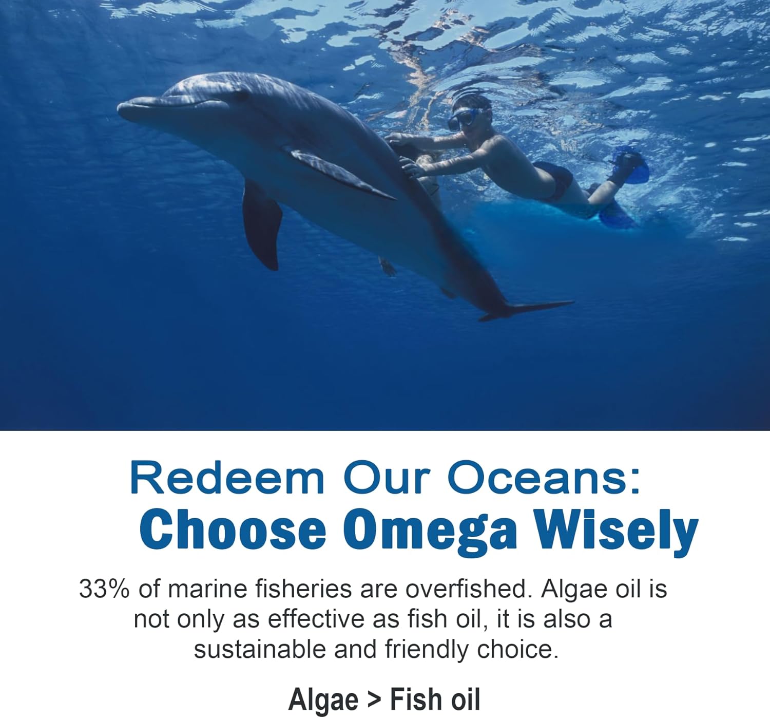 Vegan Omega 3 Gummies with Vitamin D3 K2, Algae EPA & DHA, MCT Oil, Brain & Eye Health, Sugar Free - 2 Pack