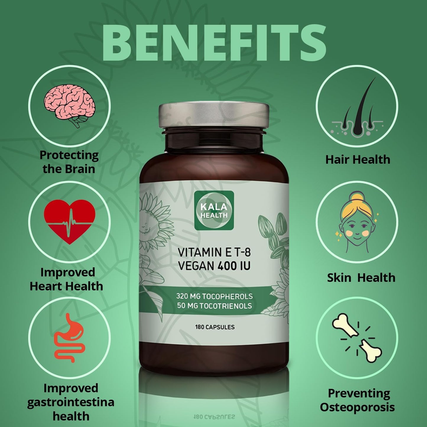 Vegan OptiMSM Supplement Powder with Vitamin E for Joint Health - 400 IU Pure Methylsulfonylmethane MSM Formula