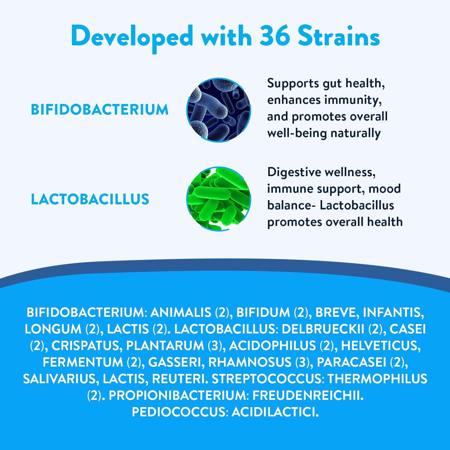 Vegan Organic Probiotics Dreamsicle - 100T CFU, 36 Strains - Digestion, Immune System, Brain Health, Mood Support - 16-Pack