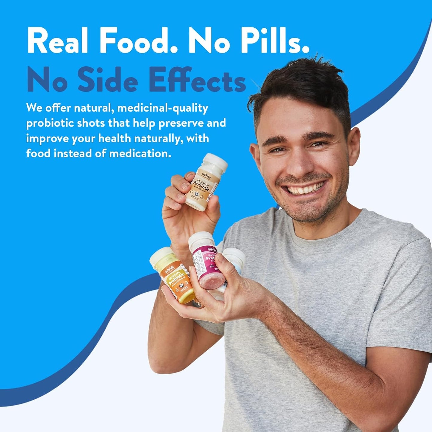 Vegan Organic Probiotics Dreamsicle - 100T CFU, 36 Strains - Digestion, Immune System, Brain Health, Mood Support - 16-Pack