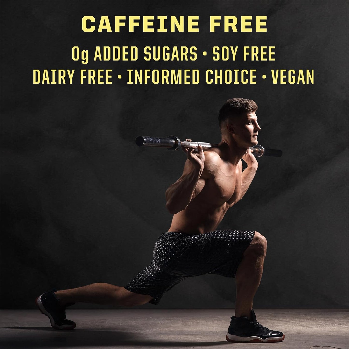 Vegan Plant-Based Sunwarrior Pre Workout Powder for Endurance & Strength - Yuzu Mango Flavored, Non-Stim & Caffeine Free, 30 Servings