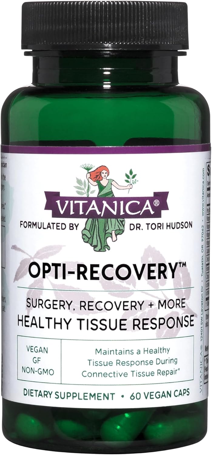 Vegan Post-Surgery Healing Support Supplement for Scar, Wound Care, and Recovery - 60 Capsules